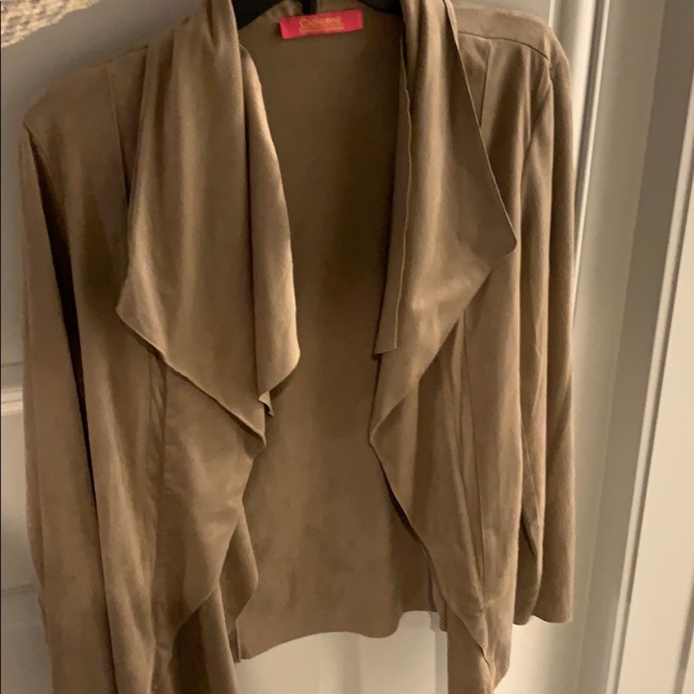 Faux Suede Jacket